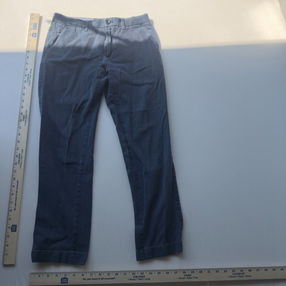 Banana Republic Mens 30x30 Mason Fit Tapered Pants Navy Blue #196 TimothyB